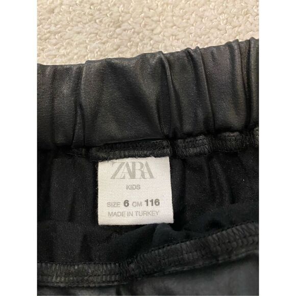 Zara girls pleather skirt size 6 - Picture 2 of 2